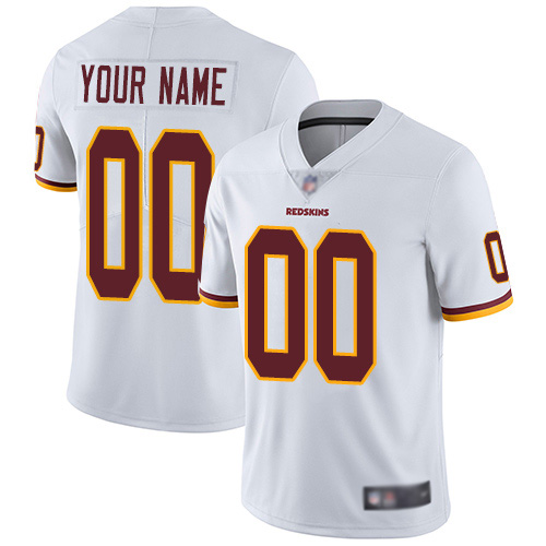 Limited White Men Road Jersey NFL Customized Football Washington Redskins Vapor Untouchable